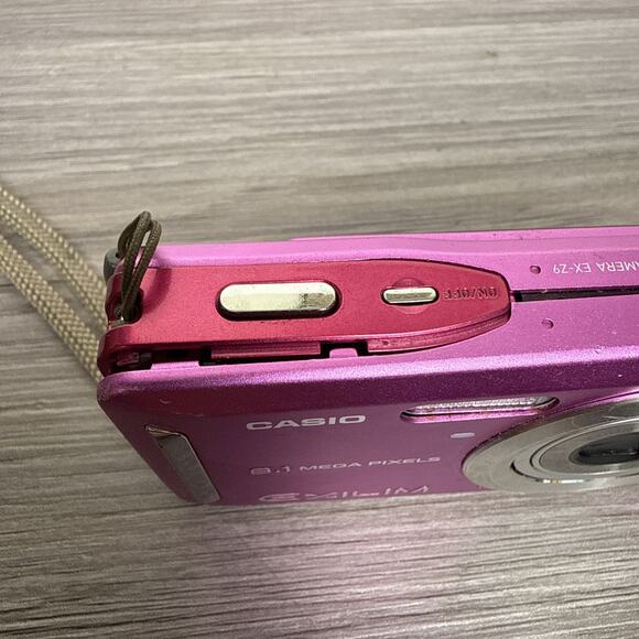 Casio Exilim EX-Z9 8.1MP Digital Camera Pink See Description - Picture 6 of 9